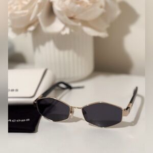 Marc Jacobs Black and Gold Sunglasses
